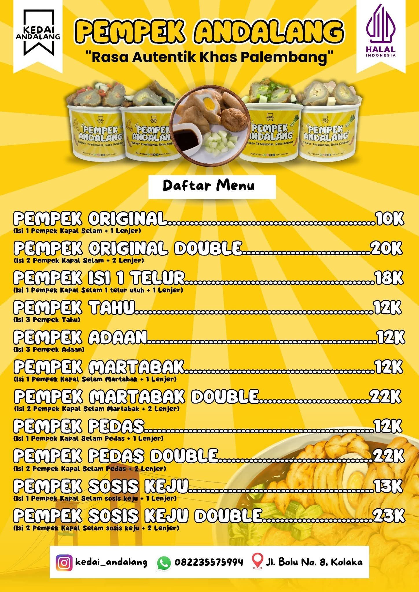 DAFTAR MENU